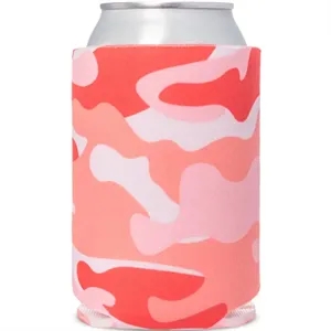 Custom Colored Camo Foam Collapsible Coolies | https://www.bestnamebadges.com
