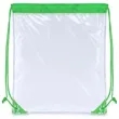 Clear Drawstring Backpack Bags | https://www.bestnamebadges.com