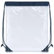 Clear Drawstring Backpack Bags | https://www.bestnamebadges.com