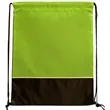 Two Tone Classic Drawstring Tote Bags | https://www.bestnamebadges.com