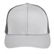 Team 365 By Yupoong® Adult Zone Sonic Heather Trucker Cap | https://www.bestnamebadges.com