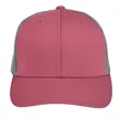 Team 365 By Yupoong® Adult Zone Sonic Heather Trucker Cap | https://www.bestnamebadges.com