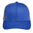 Team 365 By Yupoong® Adult Zone Sonic Heather Trucker Cap | https://www.bestnamebadges.com