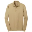 CornerStone Select Snag-Proof Long Sleeve Polo. | https://www.bestnamebadges.com