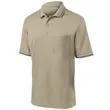 CornerStone Select Snag-Proof Tipped Pocket Polo. | https://www.bestnamebadges.com