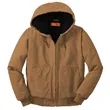 CornerStone Washed Duck Cloth Insulated Hooded Work Jacket. | https://www.bestnamebadges.com