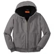 CornerStone Washed Duck Cloth Insulated Hooded Work Jacket. | https://www.bestnamebadges.com