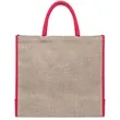 Custom Jute Tote Bags | https://www.bestnamebadges.com