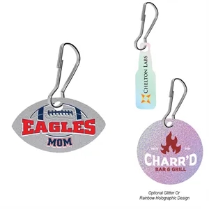 Acrylic Zipper Pull - Custom Shape 2