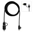 5' Recycled Charging Cable | https://www.bestnamebadges.com