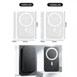 Ultra Slim 5000mAh Magnetic Power Bank | https://www.bestnamebadges.com