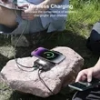 20,000mAh Solar Charger Power Bank with Flashlight | https://www.bestnamebadges.com