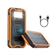 20,000mAh Solar Charger Power Bank with Flashlight | https://www.bestnamebadges.com