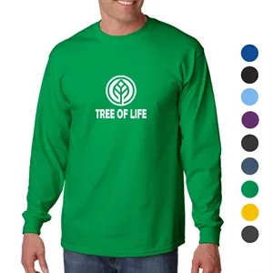 Gildan 6.1 oz 100% Preshrunk Cotton T-Shirt w/ Custom Logo | https://www.bestnamebadges.com