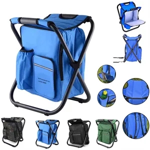 Folding Backpack Cooler Chair | https://www.bestnamebadges.com