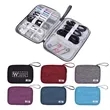 Heathered Electronic Cable Organizer Bag | https://www.bestnamebadges.com