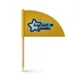 Custom Paper Toothpick Flags - Style G Flag Size 1.5" x 2.5"