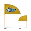 Custom Paper Toothpick Flags - Style G Flag Size 1.5" x 2.5" | https://www.bestnamebadges.com
