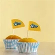 Custom Paper Toothpick Flags - Style G Flag Size 1.5" x 2.5" | https://www.bestnamebadges.com