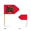Custom Paper Toothpick Flags - Style H Flag Size 1" x 1.5" | https://www.bestnamebadges.com