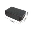 Portable Cigar Box Humidor Travel Leather Case Set | https://www.bestnamebadges.com