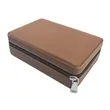 Portable Cigar Box Humidor Travel Leather Case Set | https://www.bestnamebadges.com