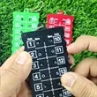 Golf Strip 18 Hole Score Counter Keychain | https://www.bestnamebadges.com