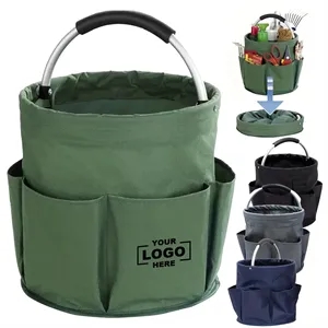 Foldable Tool Basket For Hand-Held Storage Toiletries | https://www.bestnamebadges.com