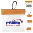 Clear PVC Accessory Pouch with PU Flap | https://www.bestnamebadges.com