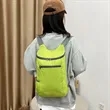 Foldable Lightweight Backpack with Zippered Pockets | https://www.bestnamebadges.com