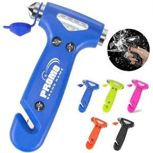 Multi-Function Auto Emergency Safety Hammer Tool | https://www.bestnamebadges.com