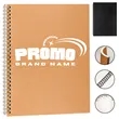 A5 Kraft Spiral Notebook with Lined Pages | https://www.bestnamebadges.com
