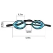 Multifunctional Steel Rope Retractable Keychain | https://www.bestnamebadges.com