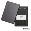 Shinola® HardCover Journal/Clicker Pen Gift Set - (M) | https://www.bestnamebadges.com