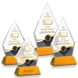 Shelton VividPrint™ Award on Newhaven Base - Amber | https://www.bestnamebadges.com