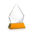 Shelton VividPrint™ Award on Newhaven Base - Amber | https://www.bestnamebadges.com