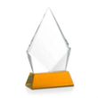 Shelton VividPrint™ Award on Newhaven Base - Amber | https://www.bestnamebadges.com