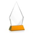 Shelton VividPrint™ Award on Newhaven Base - Amber | https://www.bestnamebadges.com