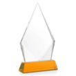 Shelton VividPrint™ Award on Newhaven Base - Amber | https://www.bestnamebadges.com