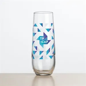 Ossington Stemless Flute - VividPrint™ | https://www.bestnamebadges.com