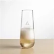 Cannes Stemless Flute - Deep Etch | https://www.bestnamebadges.com