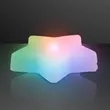 Multicolor LED Glow Star Clip-On Light Badge with White Bead | https://www.bestnamebadges.com