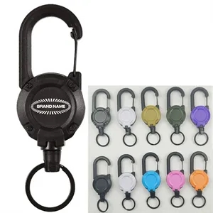 Outdoor Accessories Backpack Wire Rope Retractable Keychain