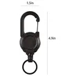 Outdoor Accessories Backpack Wire Rope Retractable Keychain | https://www.bestnamebadges.com