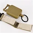 Outdoor Mountaineering Buckle Wire Rope Retractable Keychain | https://www.bestnamebadges.com