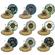 Lifeguard Straw Hat Wide Brim Beach Sun Protection | https://www.bestnamebadges.com