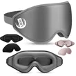Airline Travel 3D Stereo Blackout Eye Mask For Sleep | https://www.bestnamebadges.com