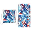 2-In-1 Foldable Beach Towel Integrated Bag For Storage | https://www.bestnamebadges.com