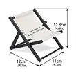 Fabric Chair Shape Mobile Phone Holder Heat Transfer Custom | https://www.bestnamebadges.com