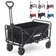 Collapsible Utility Wagon Cart with Telescopic Handle | https://www.bestnamebadges.com